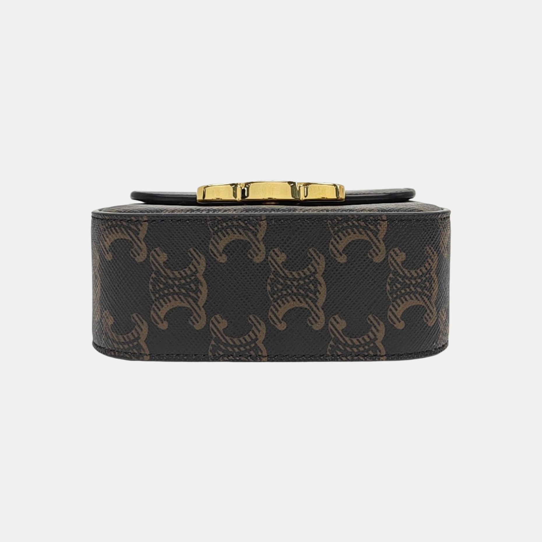 TRIOMPHE Mini Coated Canvas Black