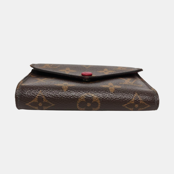 VICTORINE Monogram Coated Canvas Brown Wallet