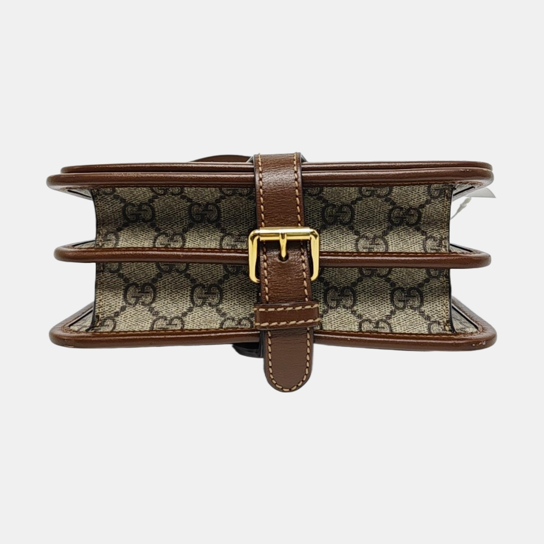 Retro Mini Monogram Coated Canvas Beige