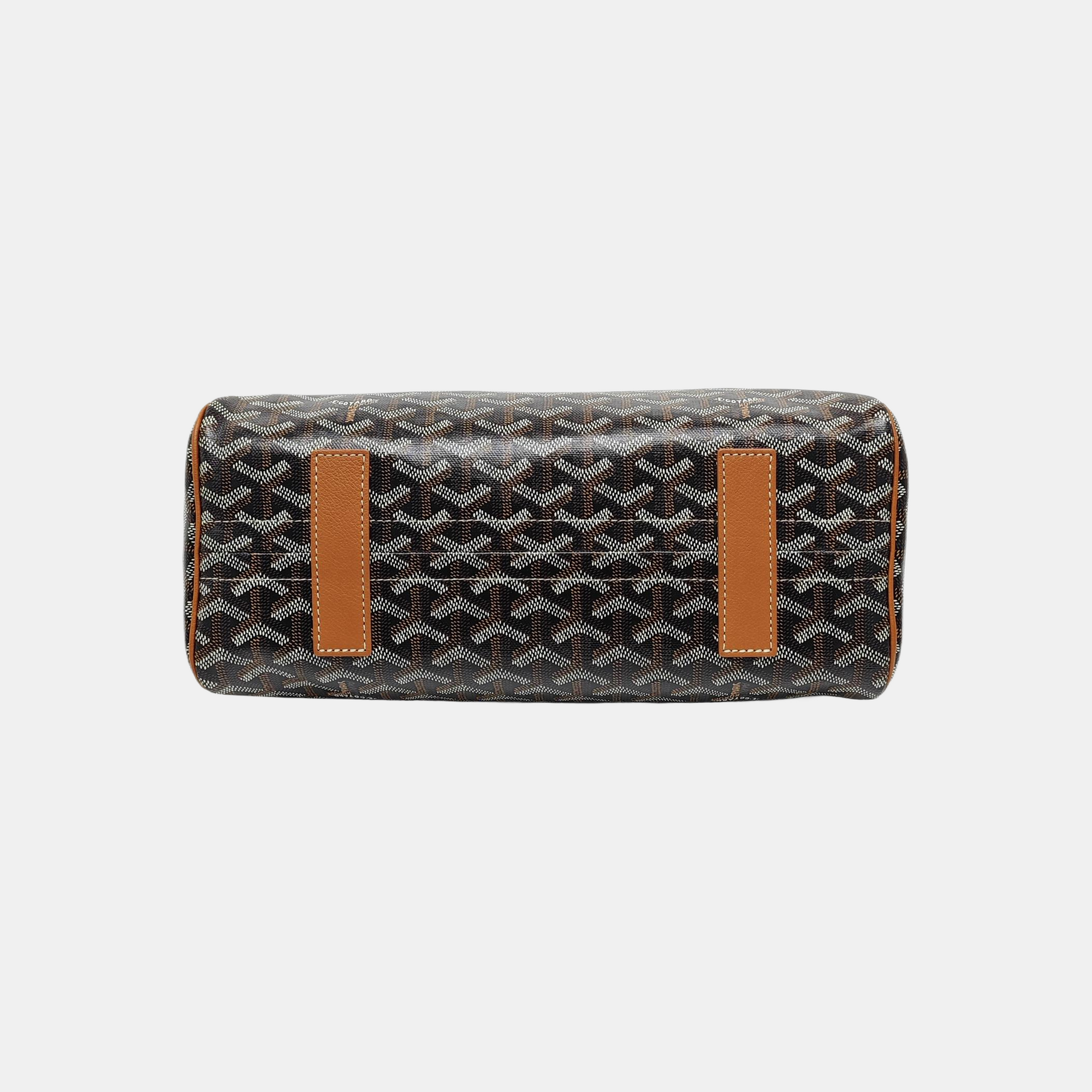 Rouette PM Coated Canvas Brown