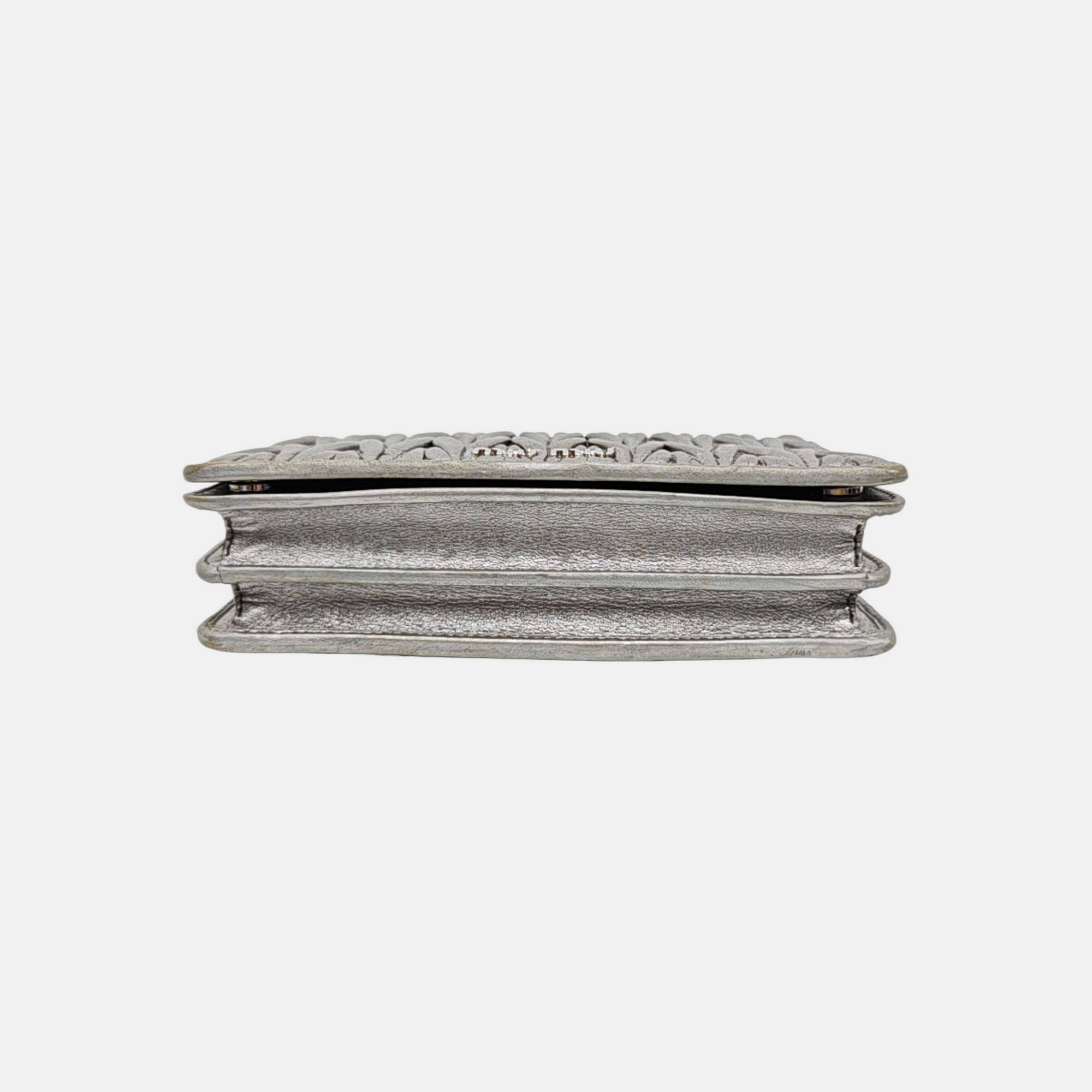 Miu Délice Lambskin Silver