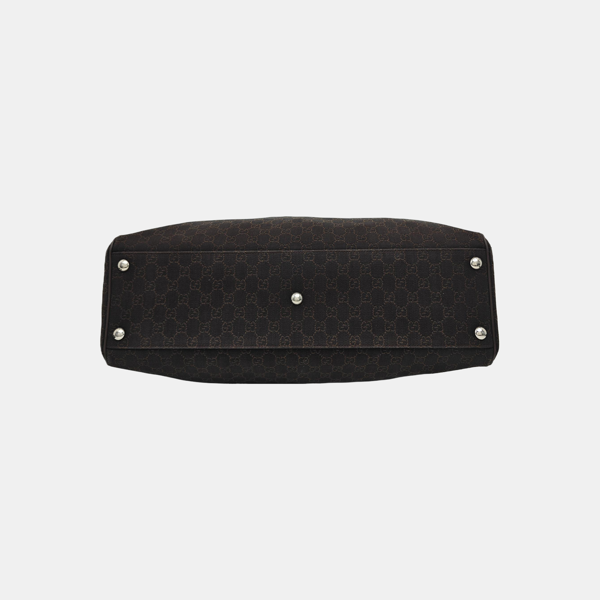 Monogram Canvas Shoulder Bag Black