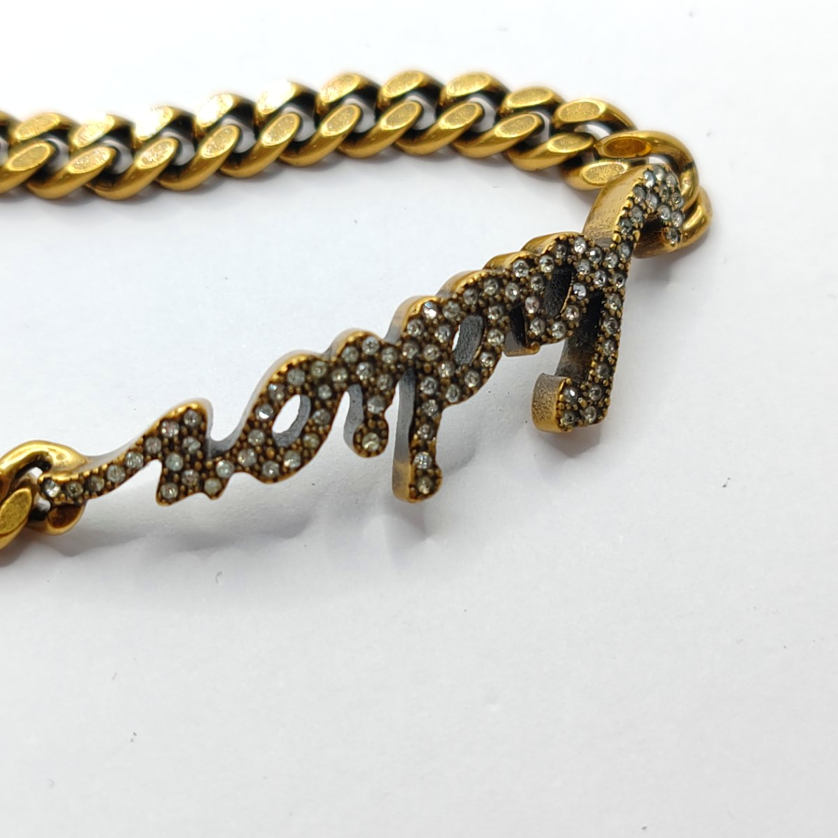 Pulsera J'adior de metal dorado