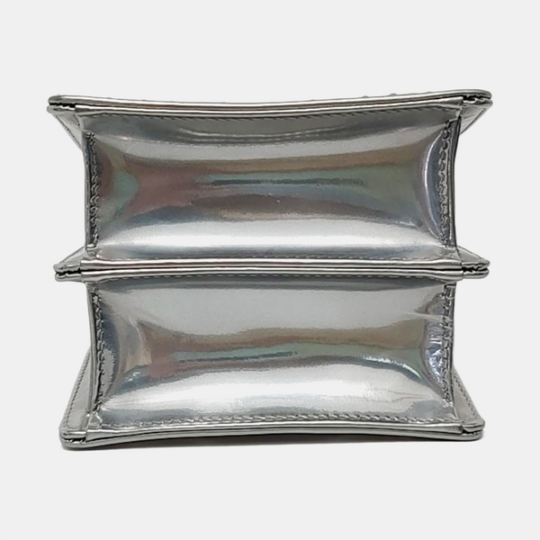 Authenticated pre-owned  Diorama Cannage Calfskin Silver - Crossbody Bag at Looply