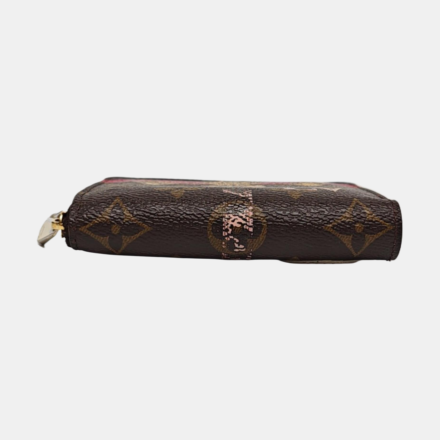 ZIPPY Monogram Coated Canvas Brown Wallet