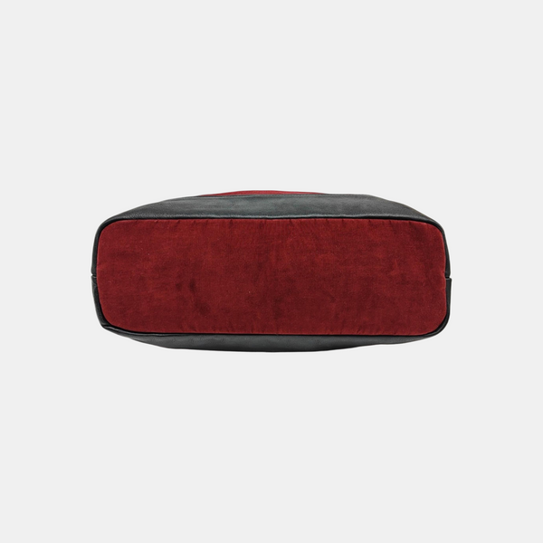 Fabric Shoulder Bag Red