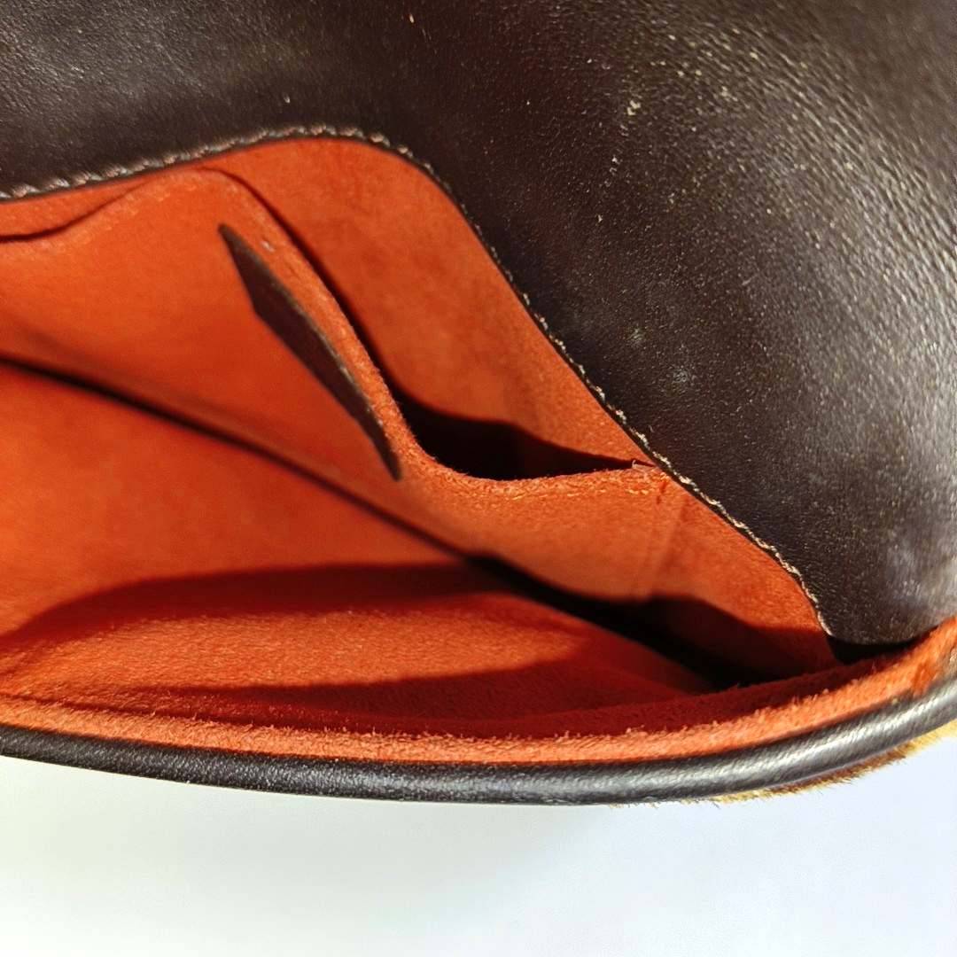 GAZELLE Damier Ebene Horsehair Brown