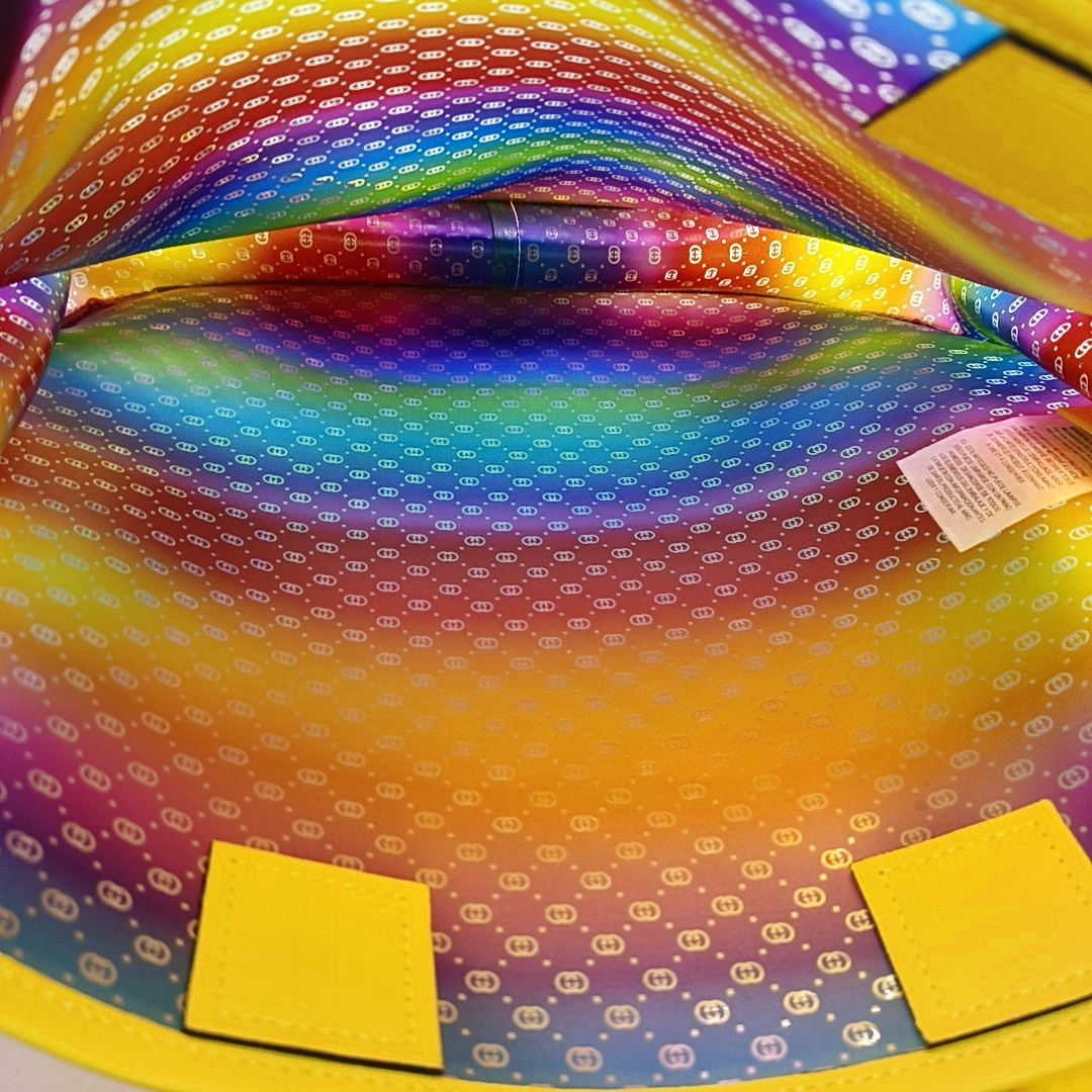 Large Monogram Plastic Multicolor