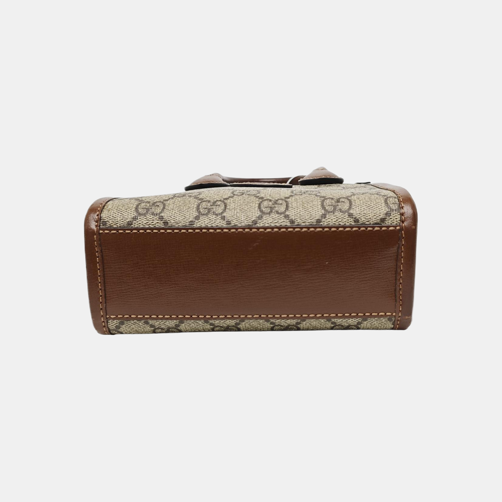 Retro Mini Monogram Coated Canvas Beige