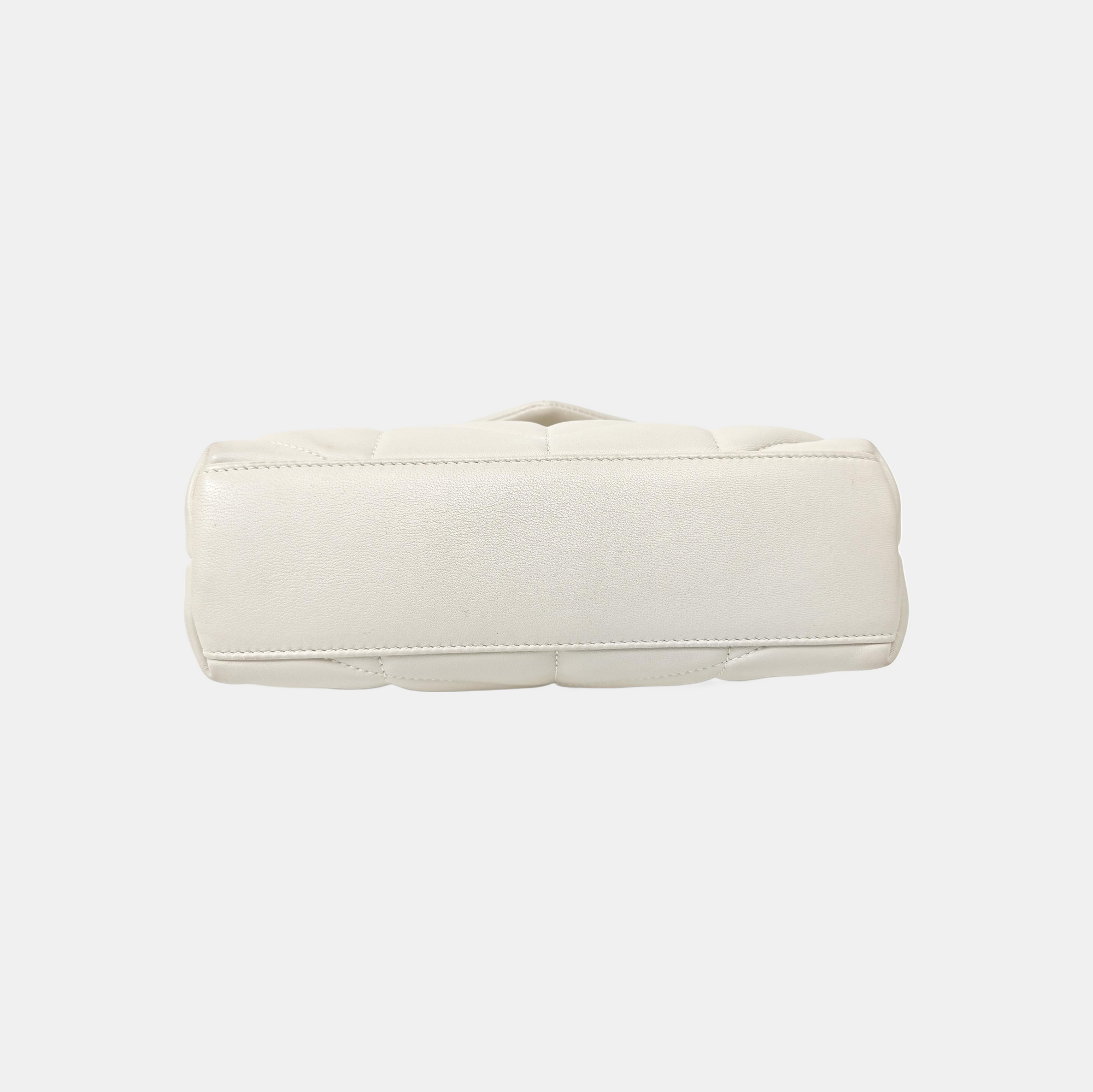 PUFFER Mini Quilted Lambskin Gray