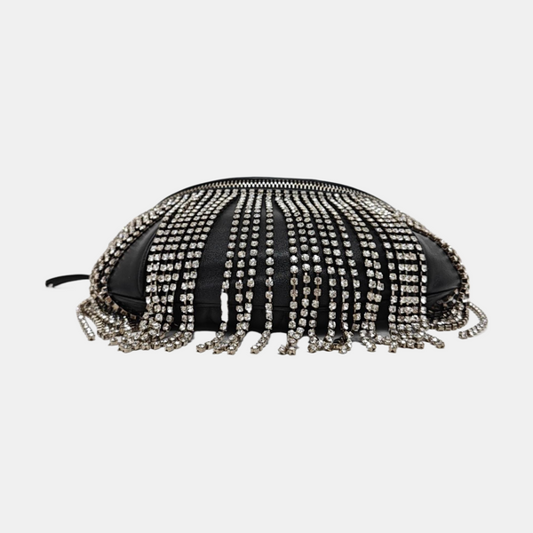 Fringed Lambskin Black