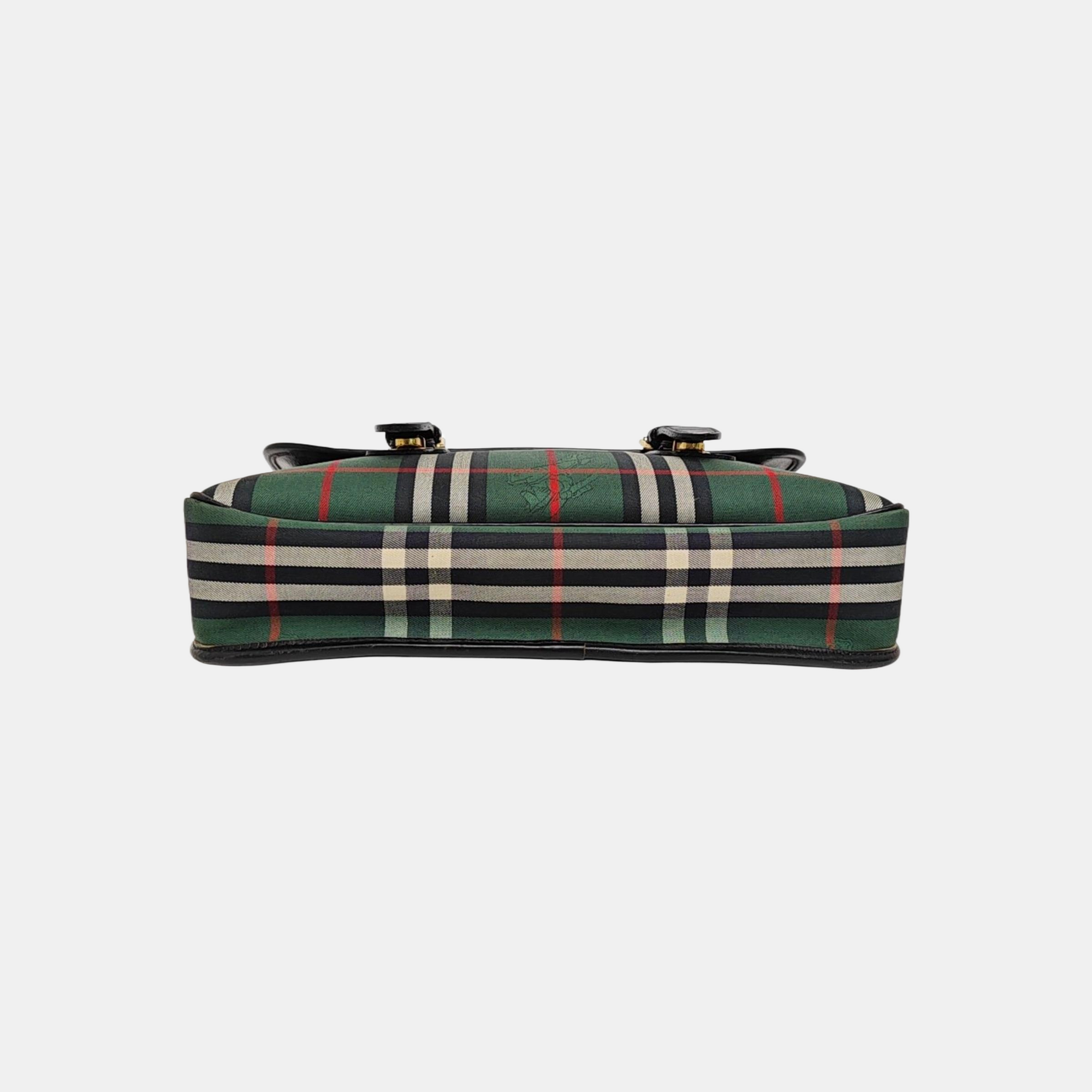 Fabric Shoulder Bag Green