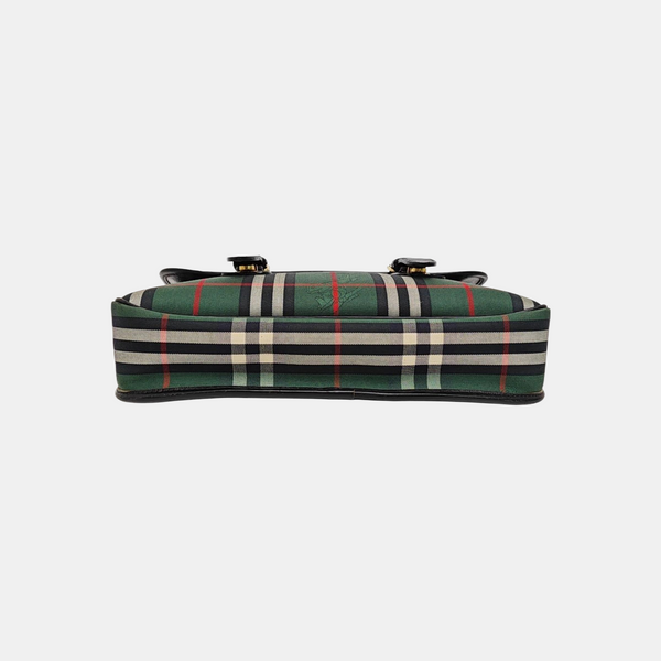 Fabric Shoulder Bag Green