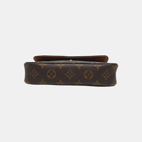 IVY Monogram Coated Canvas Brown