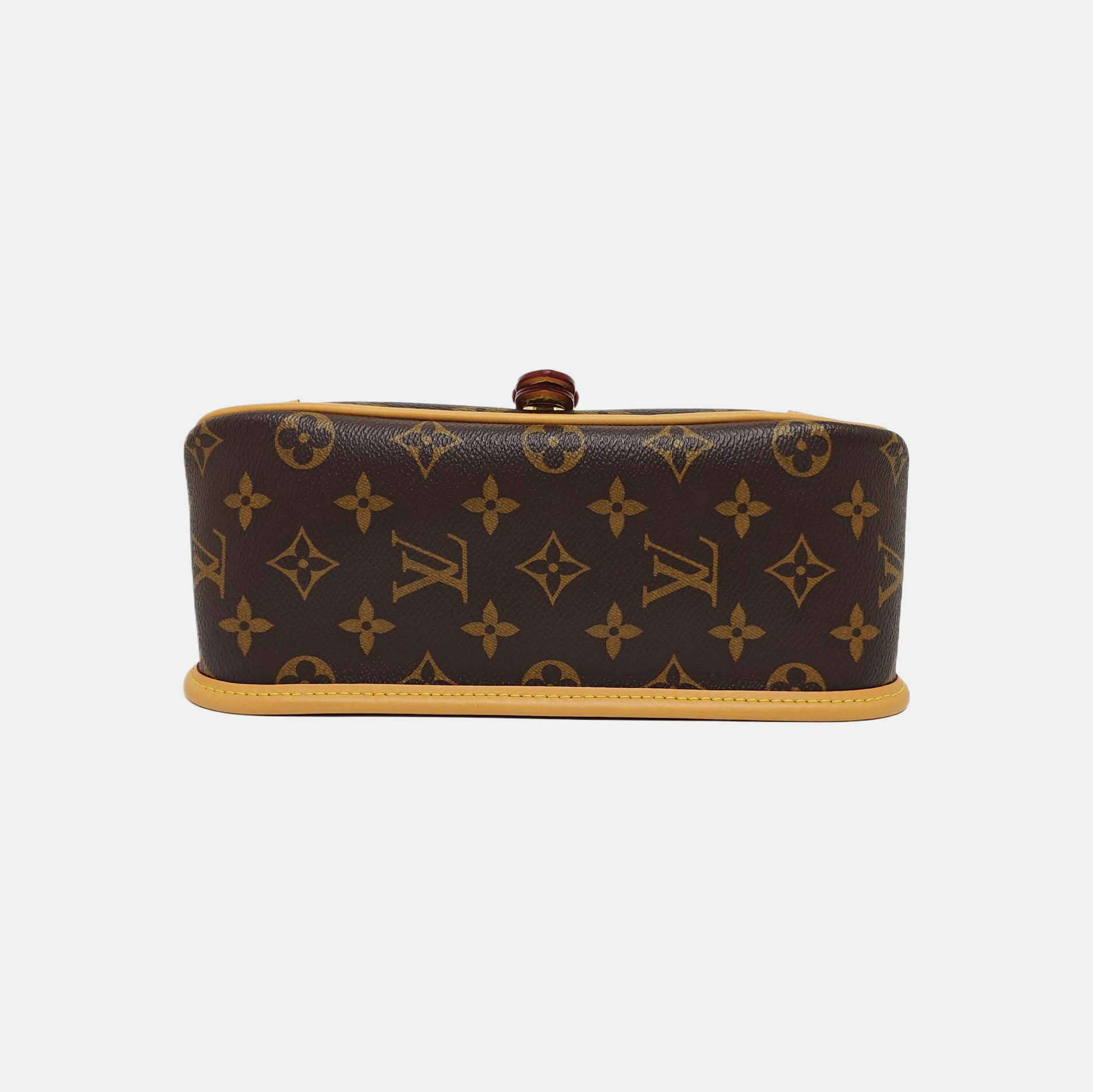 DIANE Monogram Coated Canvas Brown
