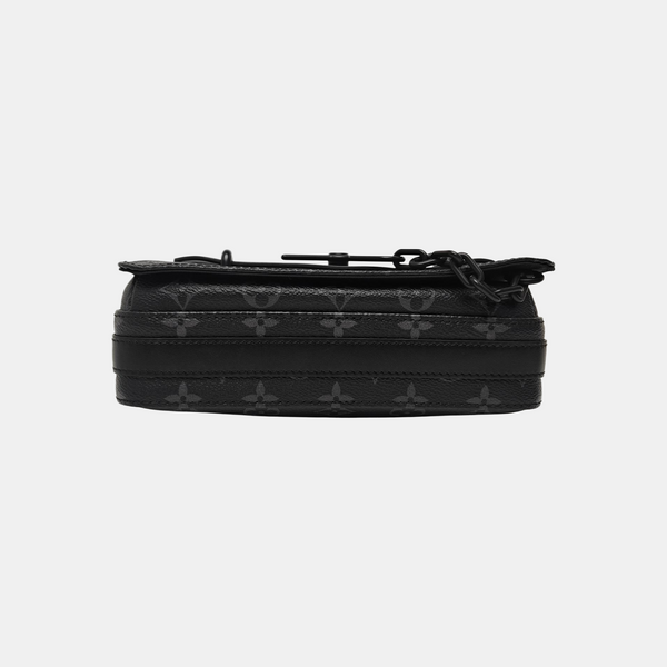 STEAMER Monogram Coated Canvas Black