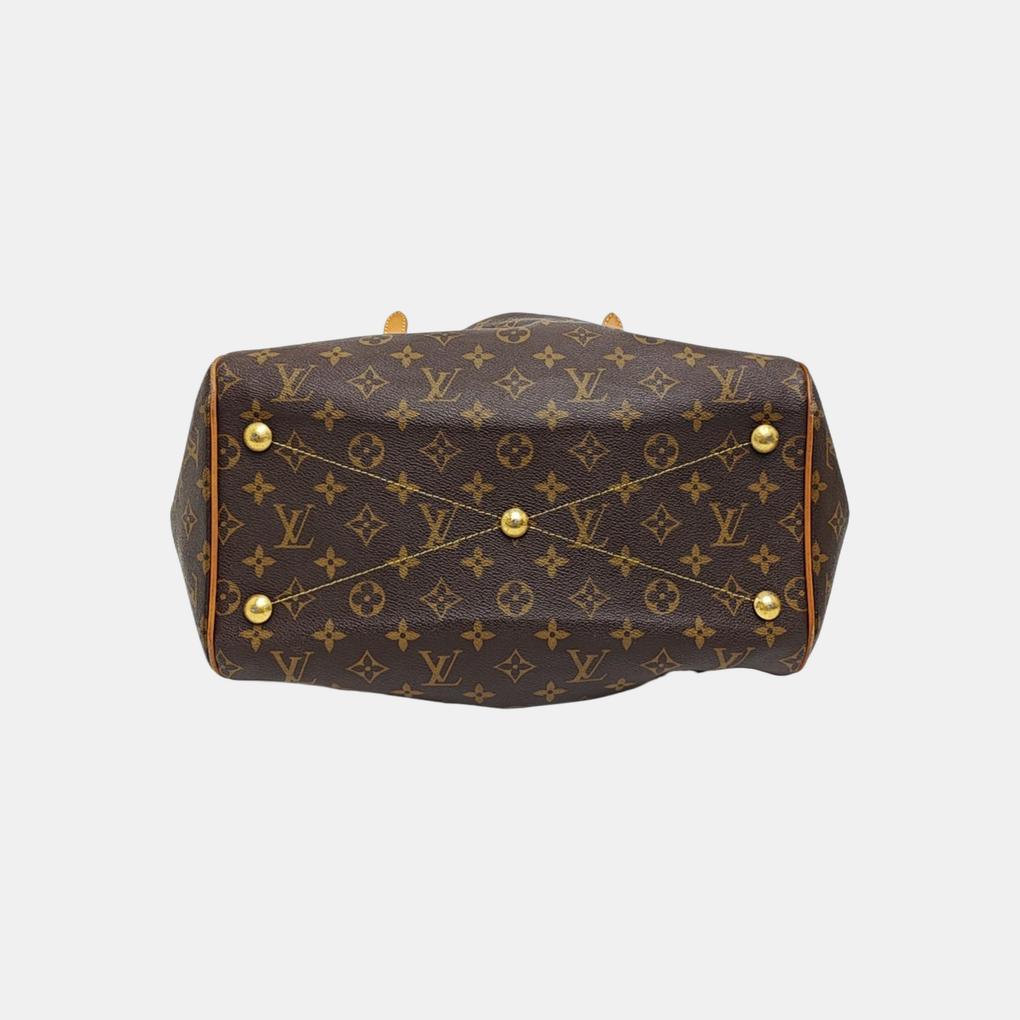TIVOLI GM Monogram Coated Canvas Brown