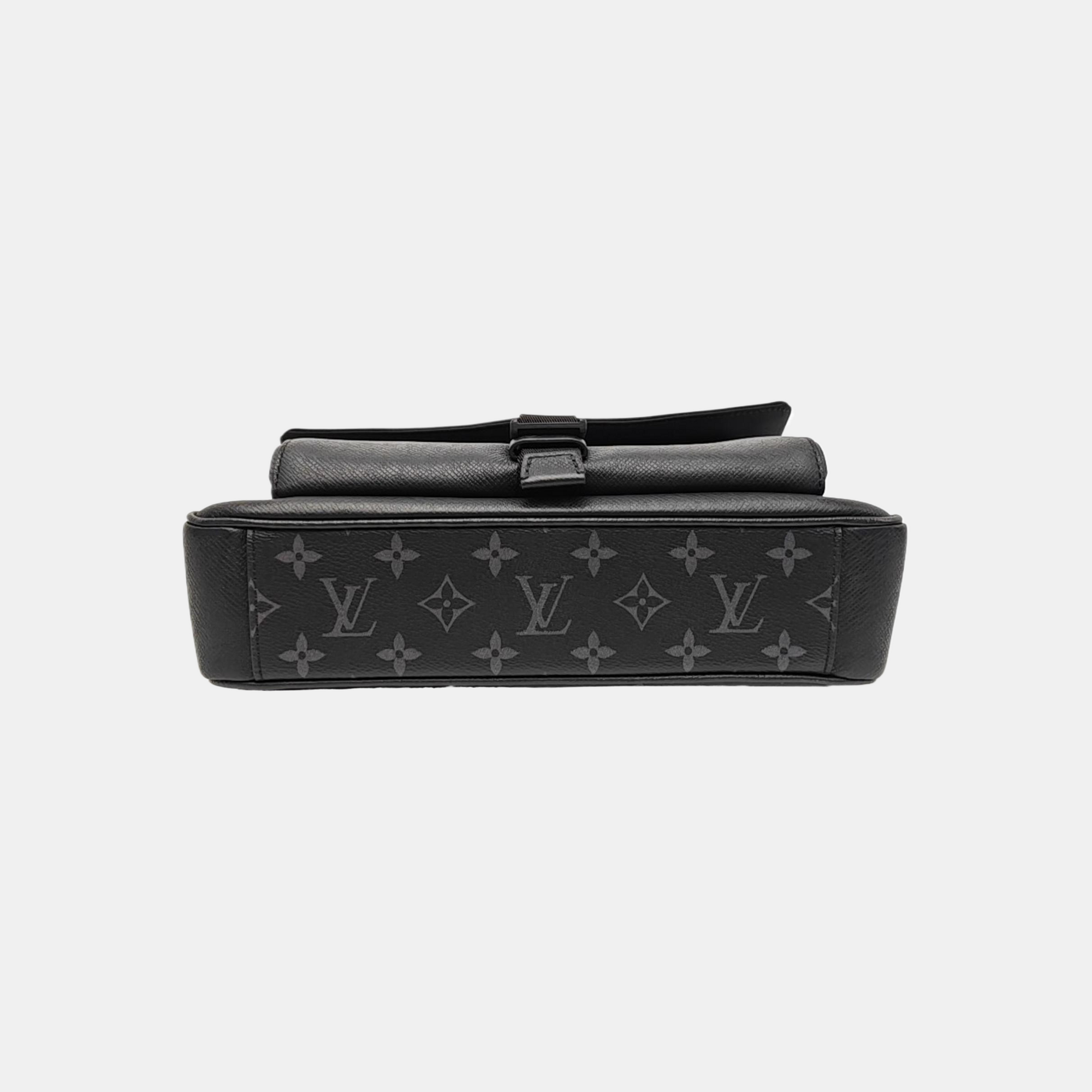 TAIGARAMA Monogram Coated Canvas Black