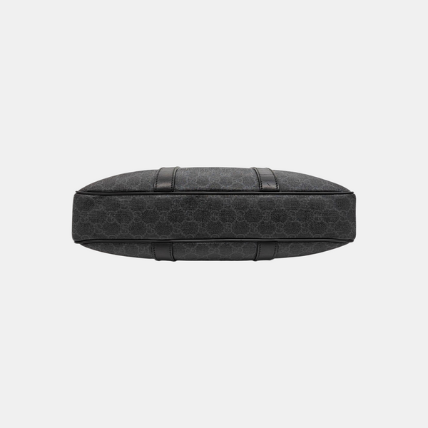 Monogram Coated Canvas Top Handle Bag Black
