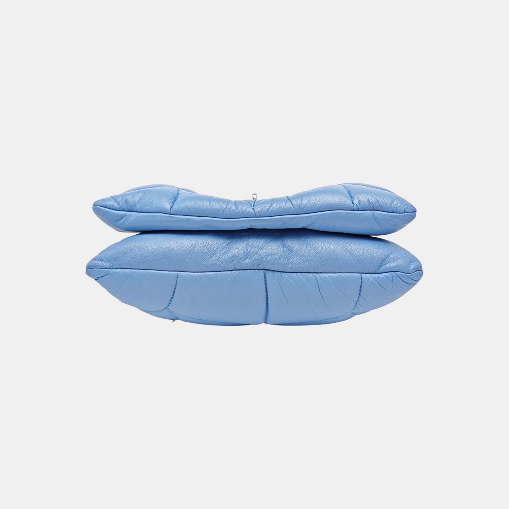 Quilted Lambskin Shoulder Bag Blue