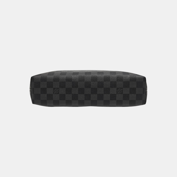MICK Damier Graphite Coated Canvas Gray