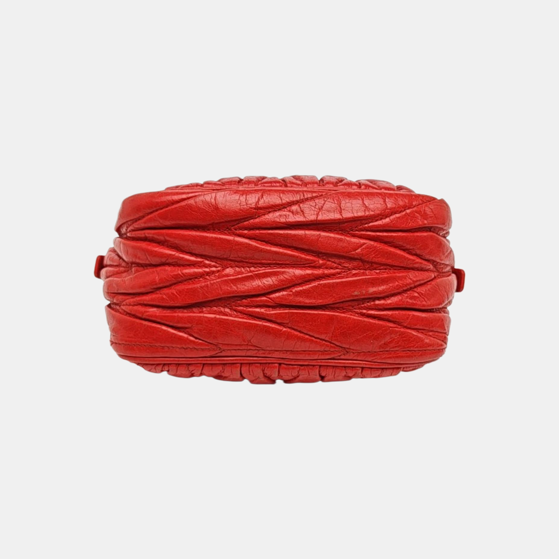 Matelassé Quilted Lambskin Red
