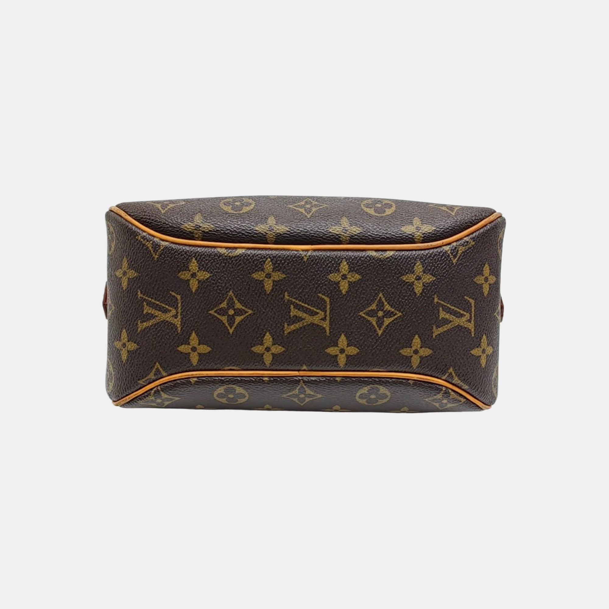 BLOIS PM Monogram Coated Canvas Brown