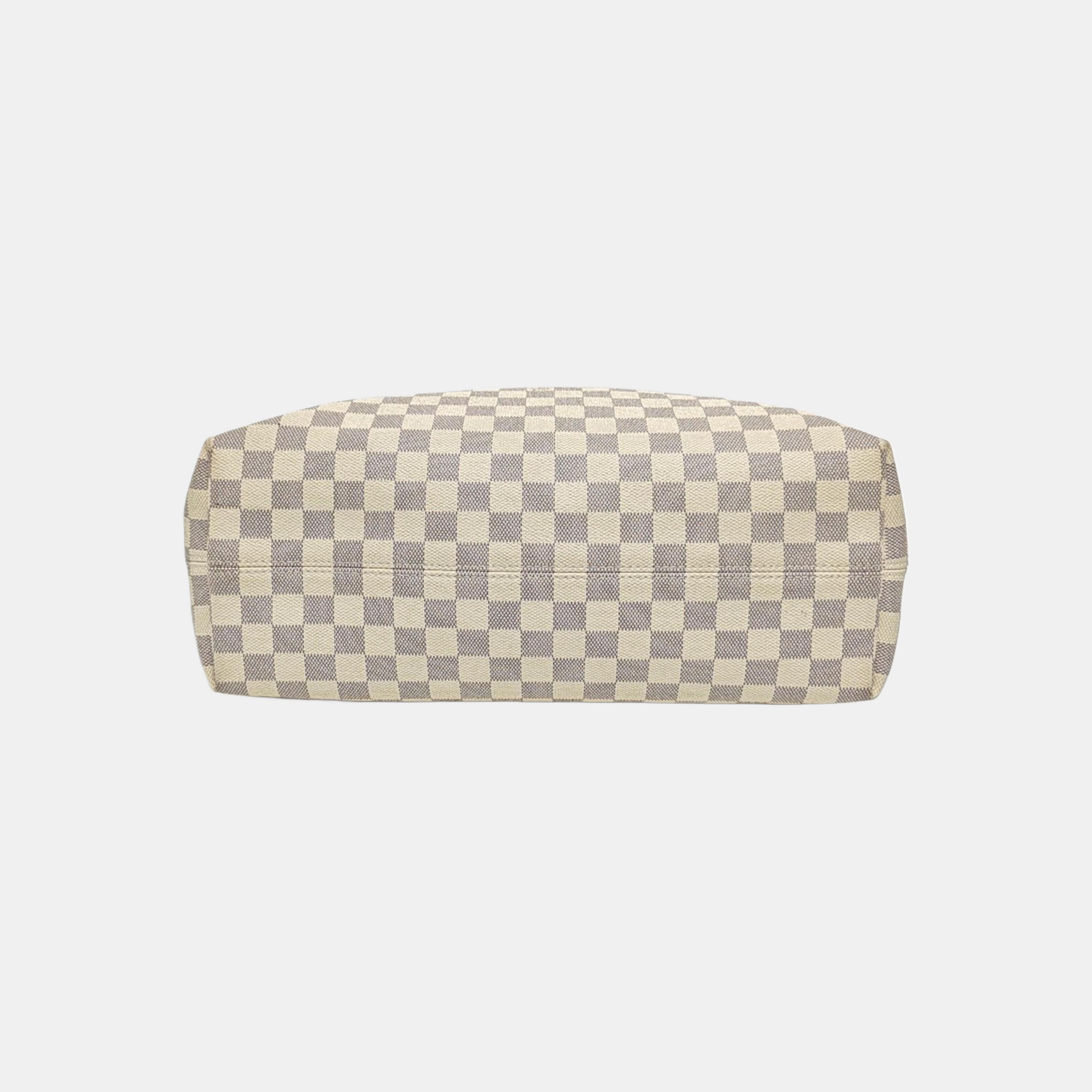 GRACEFUL PM Damier Azur Coated Canvas White