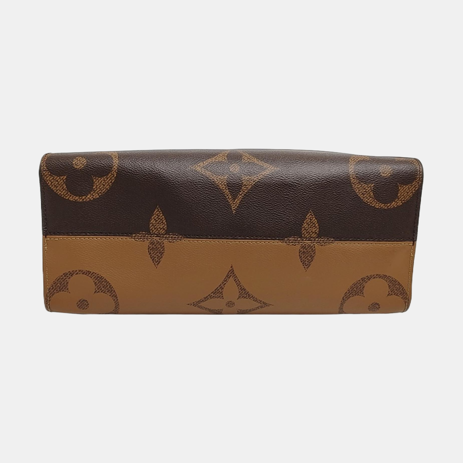ONTHEGO MM Monogram Coated Canvas Brown