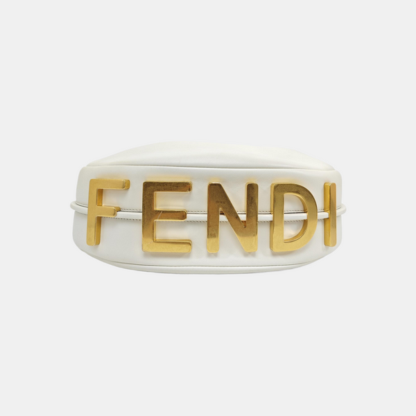 Fendigraphy Small Calfskin White