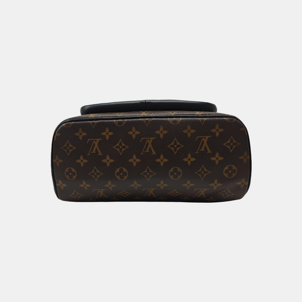 JOSH Monogram Coated Canvas Brown