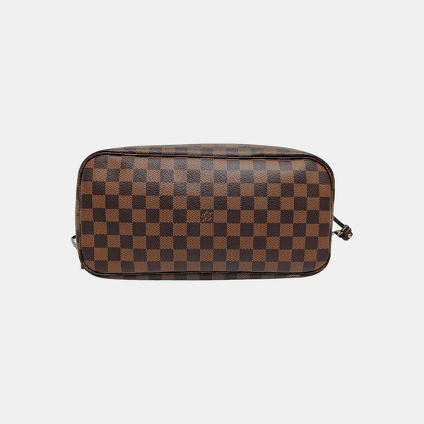 NEVERFULL MM Damier Ebene Coated Canvas Brown