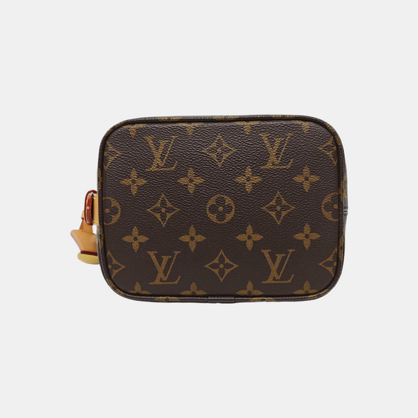 ALL IN BB Monogram Coated Canvas Brown