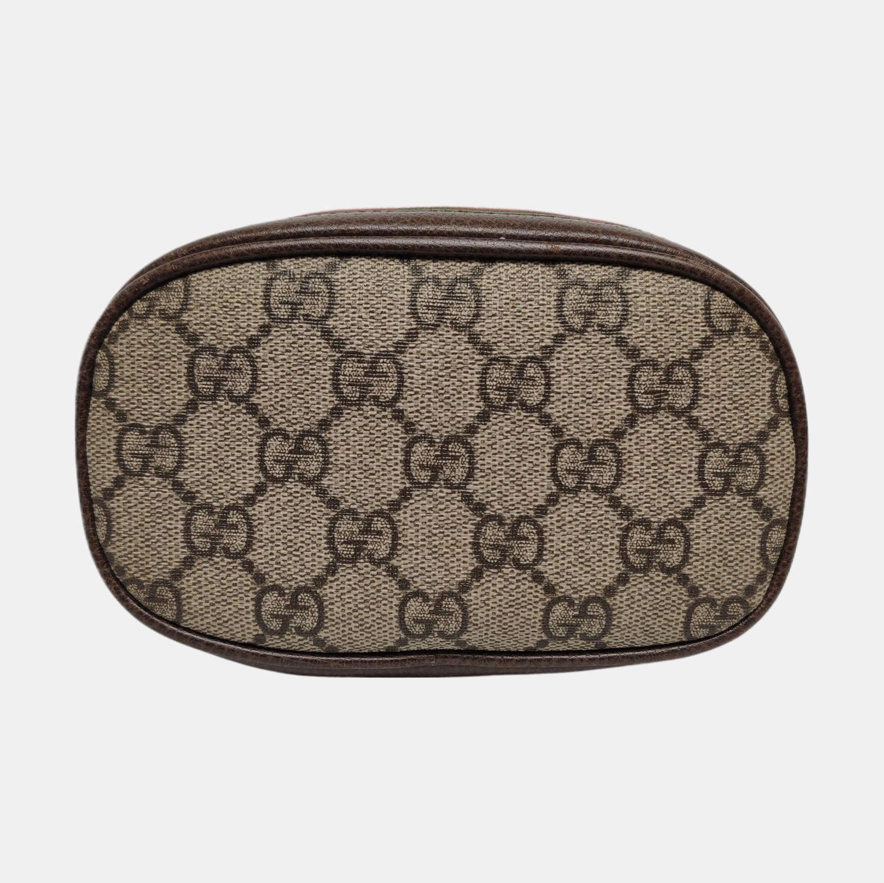 Ophidia Mini Monogram Coated Canvas Beige