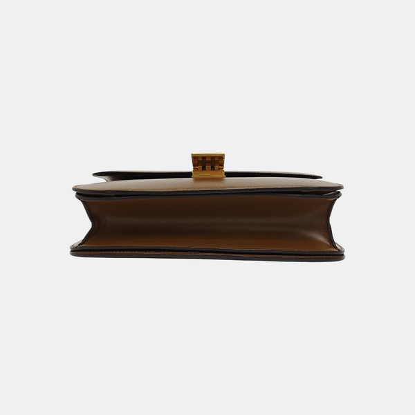 CLASSIC BOX Medium Calfskin Brown