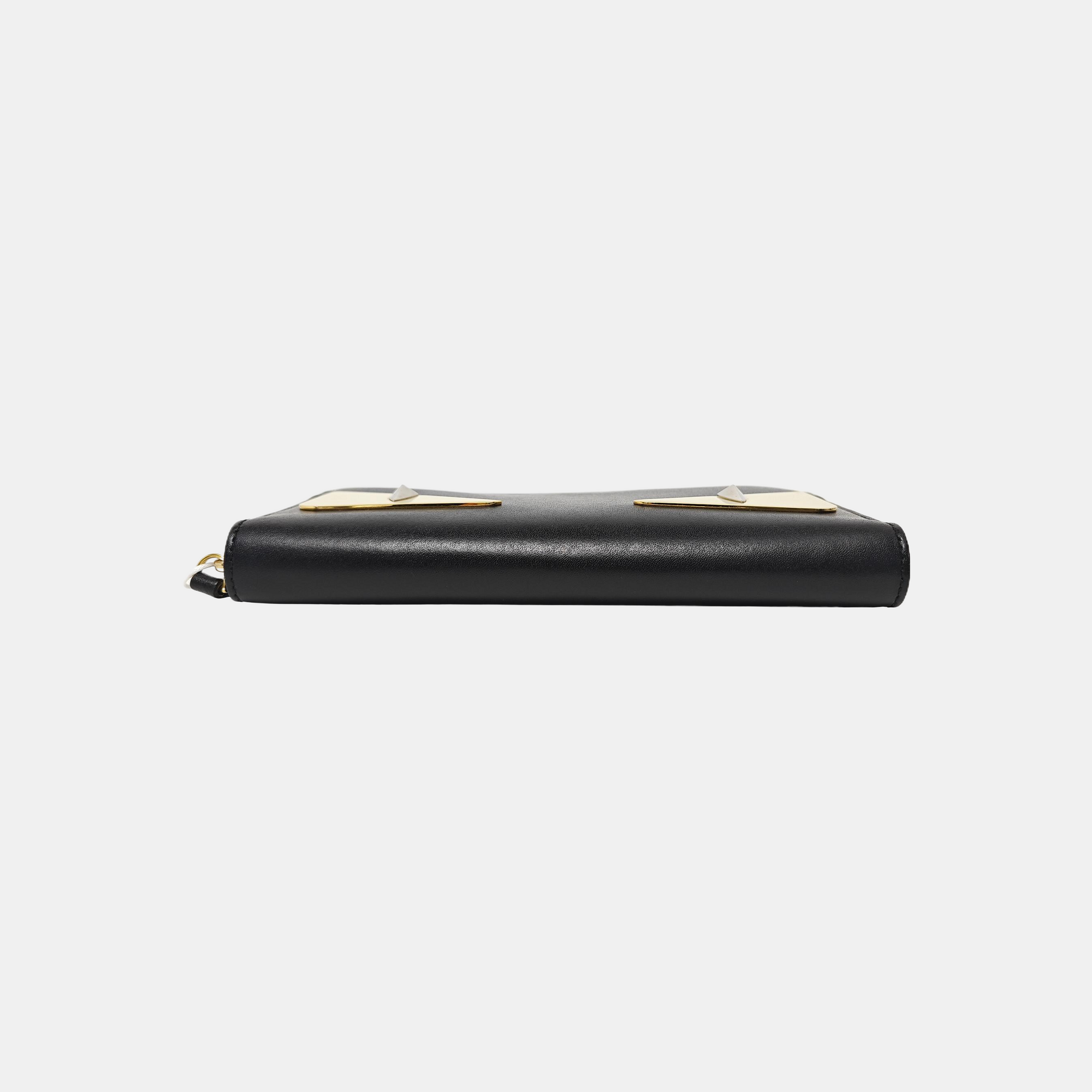 Monster Calfskin Black Wallet
