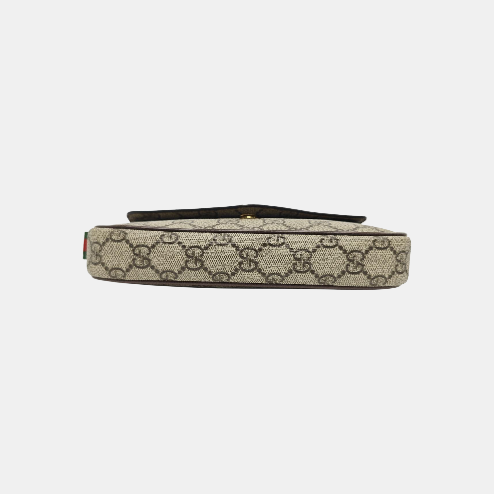 Ophidia Small Monogram Coated Canvas Beige