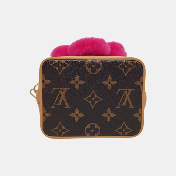 VIVIENNE Monogram Coated Canvas Brown