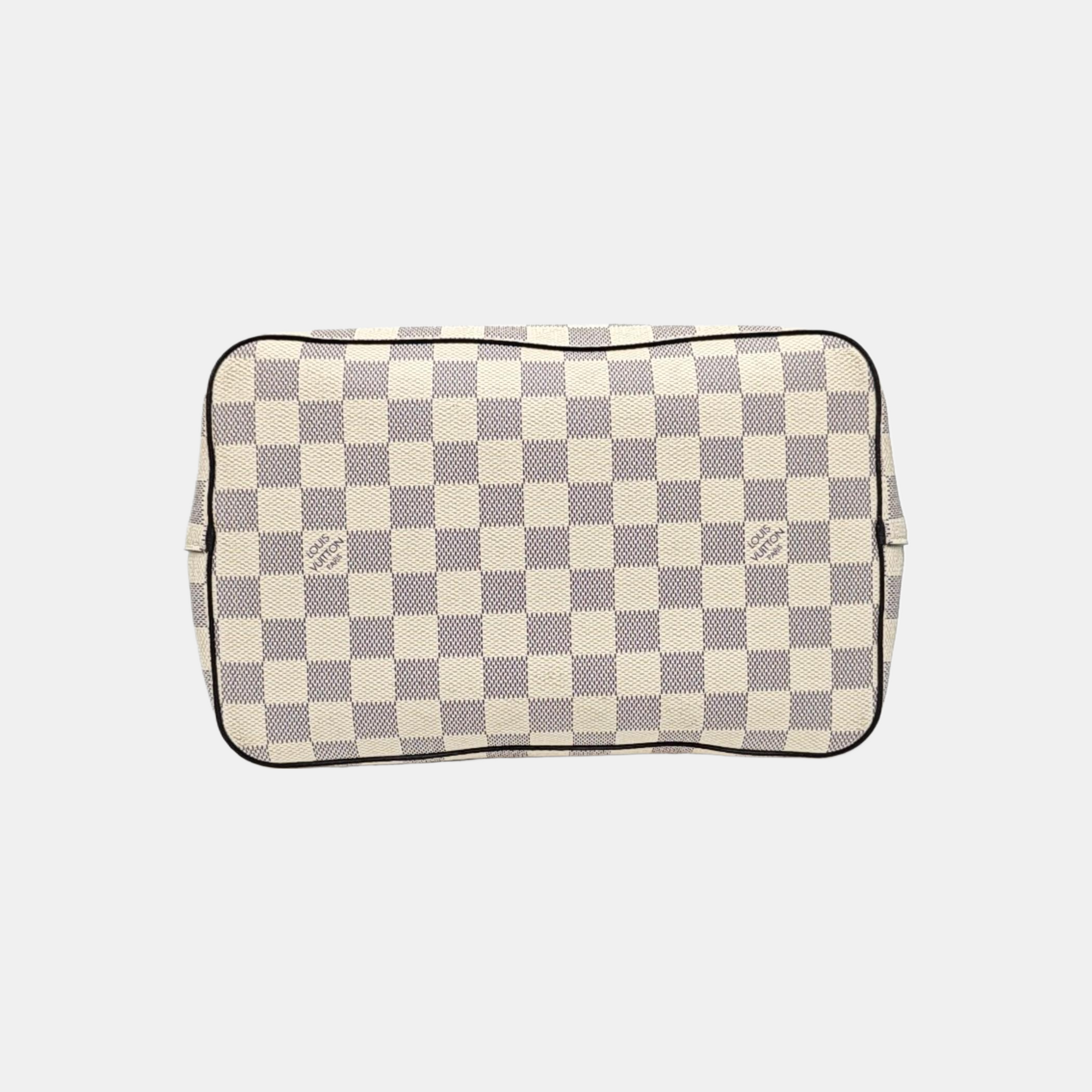 NÉONOÉ MM Damier Azur Coated Canvas White