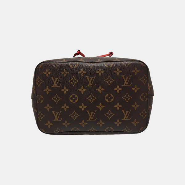 NÉONOÉ MM Monogram Coated Canvas Brown