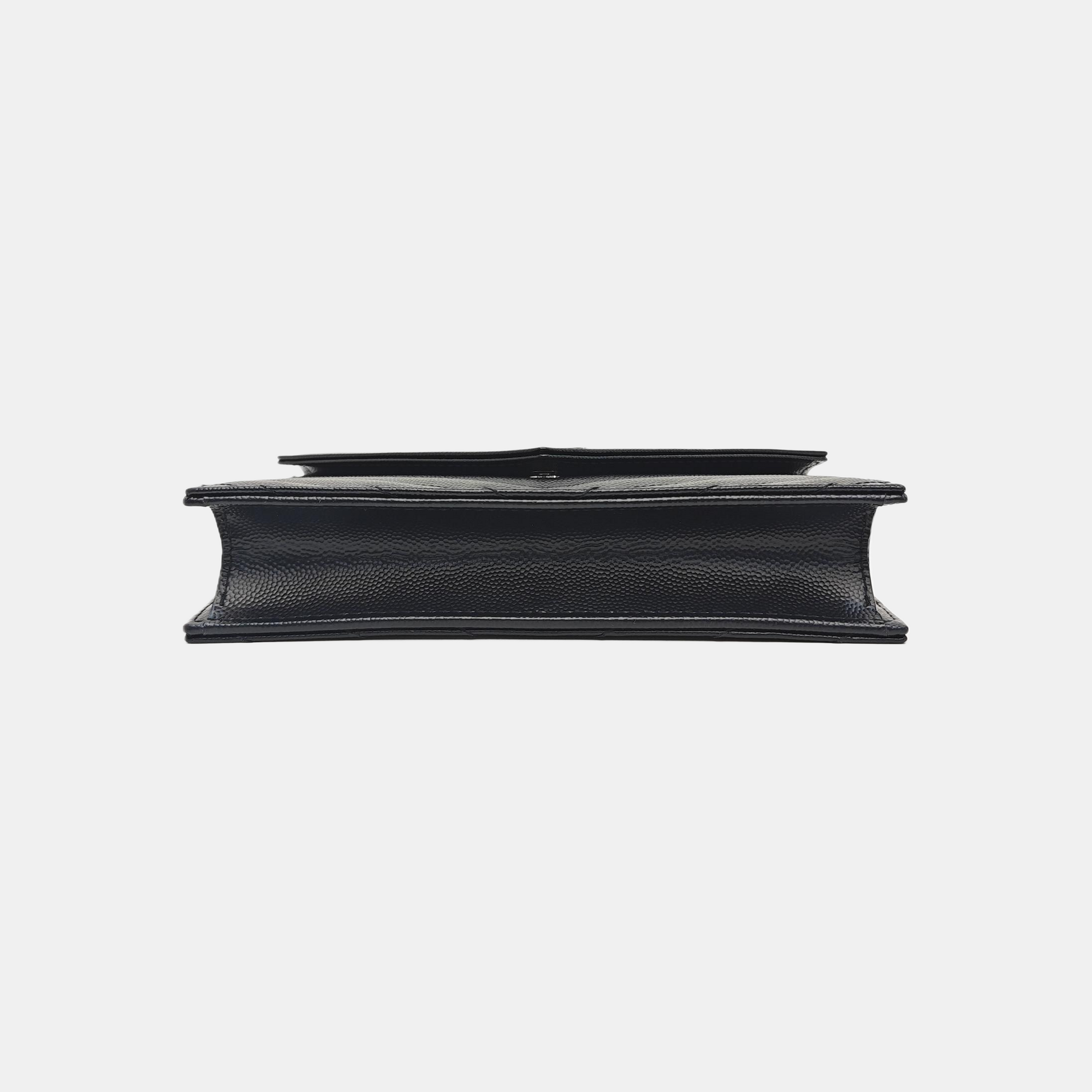 MONOGRAM WOC Chevron Calfskin Black