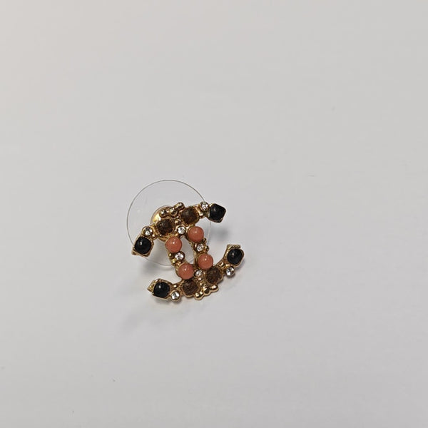 Metal Gold Stud Earrings
