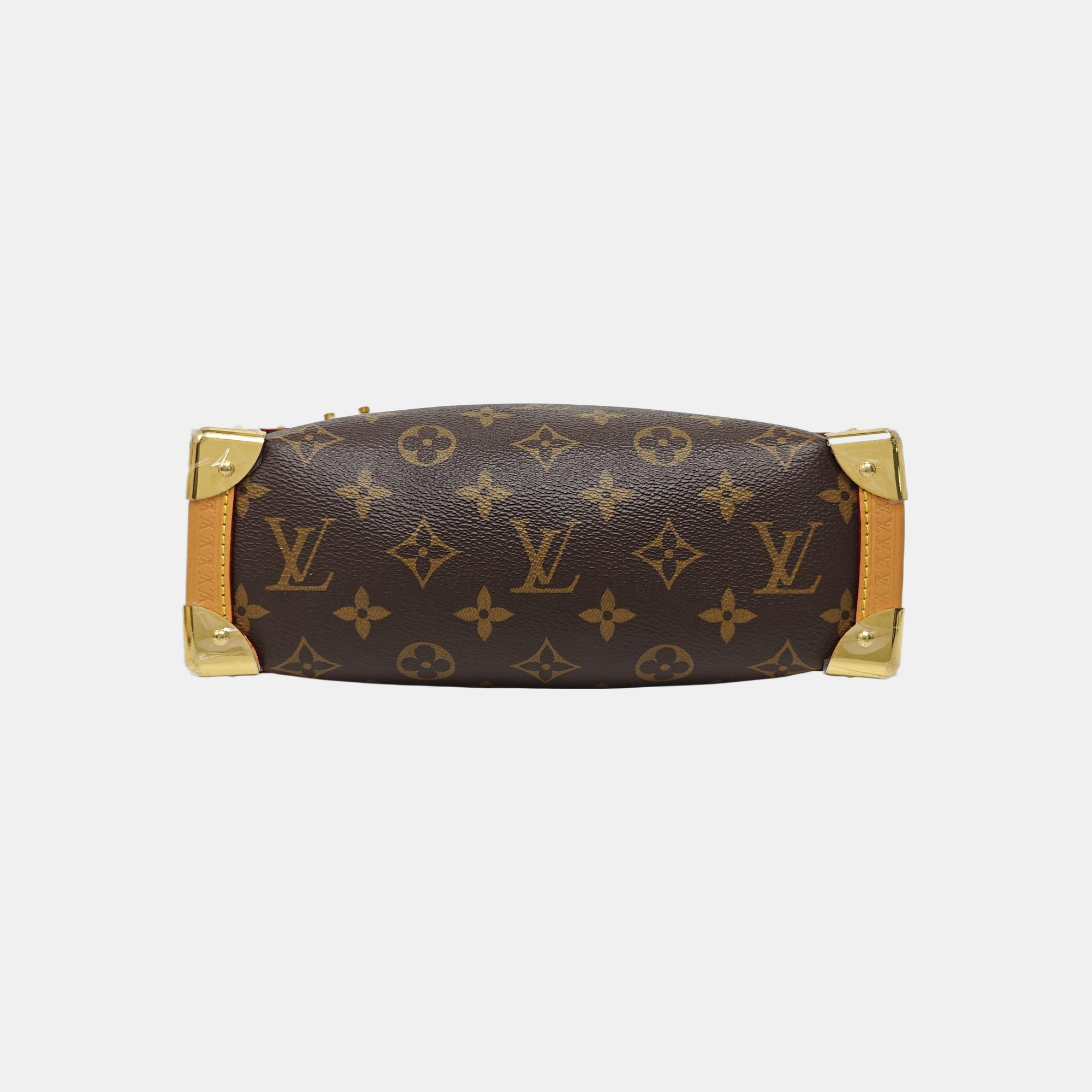 SIDE TRUNK MM Monogram Coated Canvas Brown