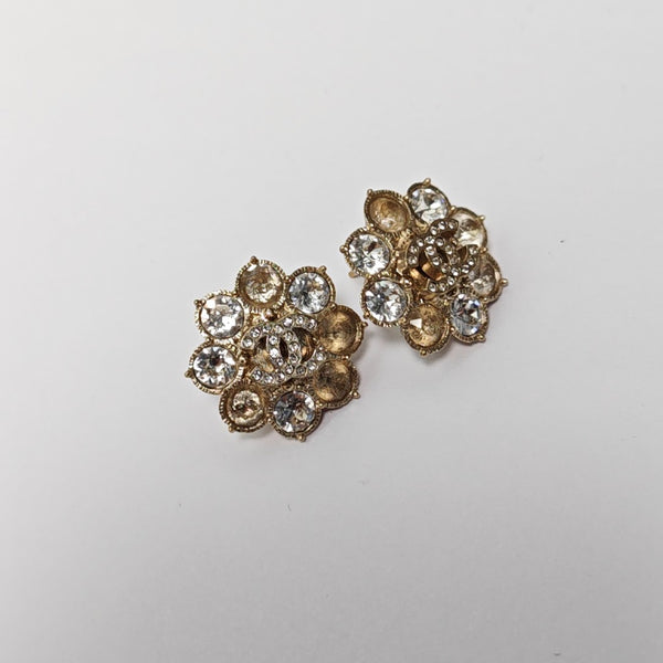 Metal Gold Stud Earrings