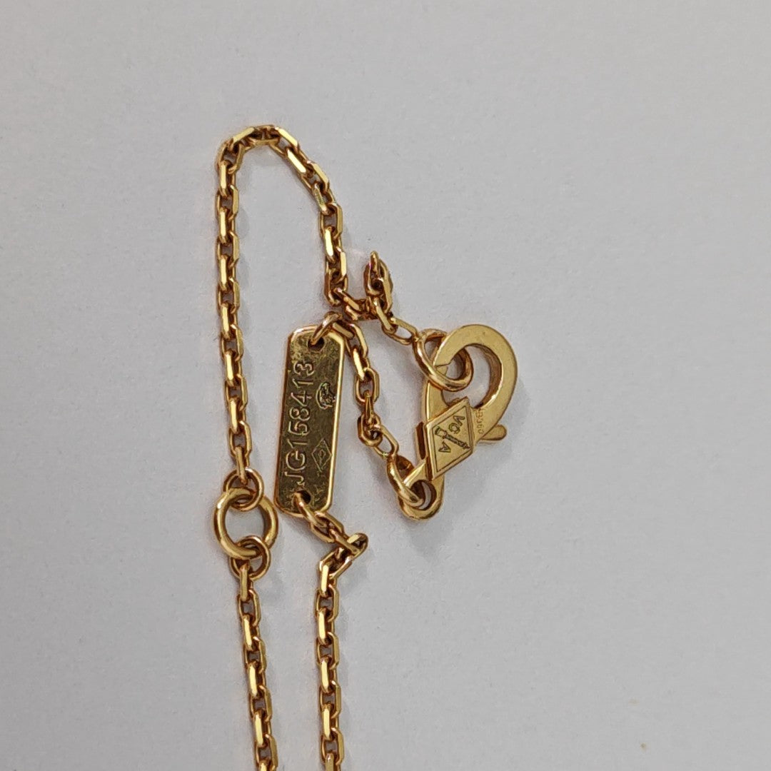 Vintage Alhambra 18k Gold Necklace