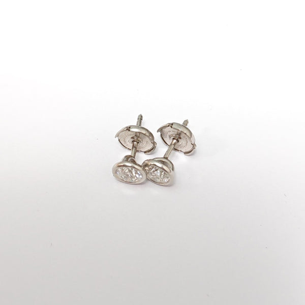 Platinum 950 Silver Stud Earrings