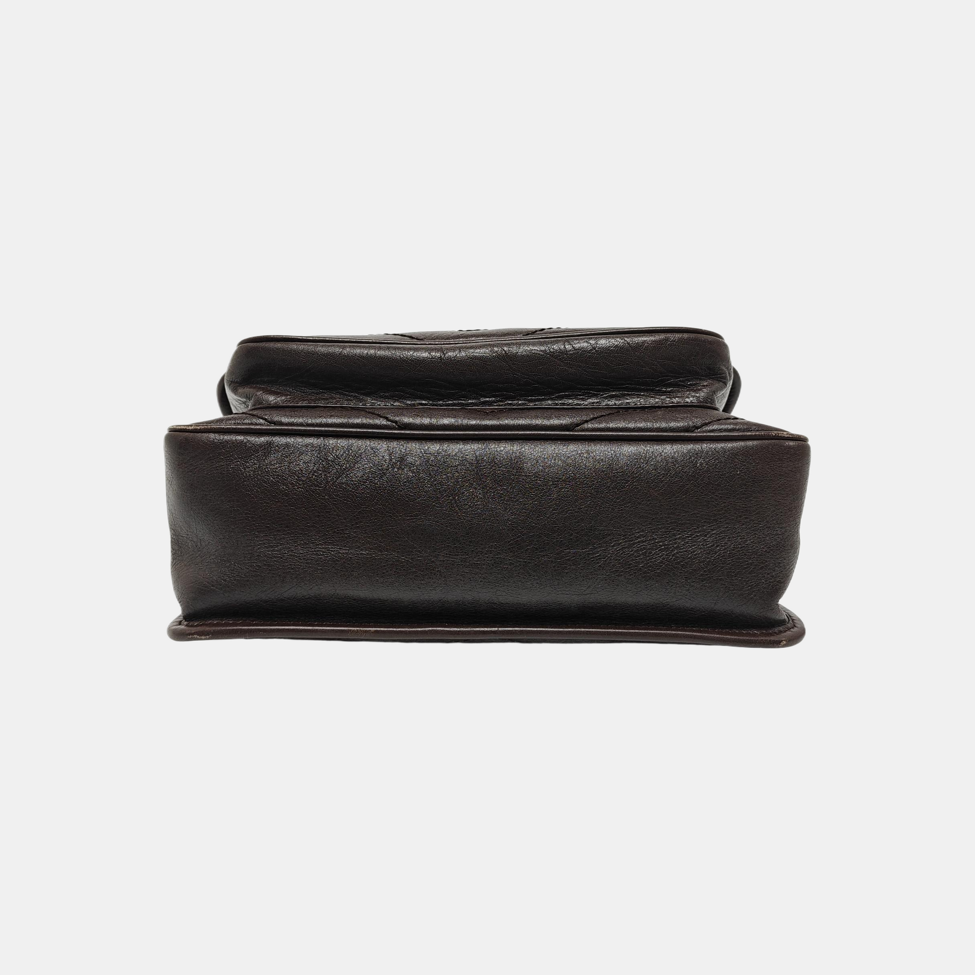 NIKI Medium Quilted Calfskin Brown