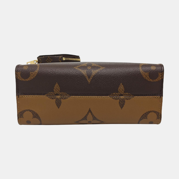 ONTHEGO PM Monogram Coated Canvas Brown