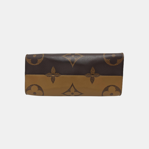 ONTHEGO MM Monogram Coated Canvas Brown
