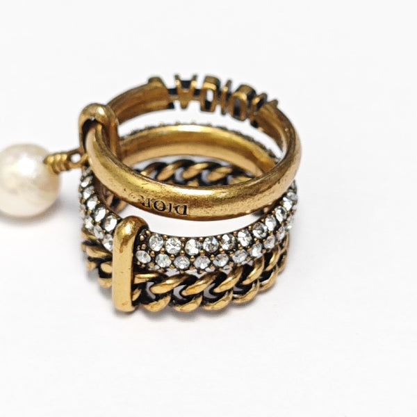 J'adior Metal Gold Ring EU 51